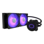 Sistema De Enfriamiento Liquido Cooler Master Ml240L V2 Rgb 2X120Mm/650-1800Rpm/Negro, Mlw-D24M-A18Pc-R2