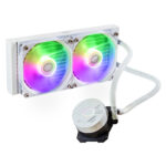Enfriamiento Liquido Cooler Master Masterliquid 240L Core Argb White Edition, 2X1200Mm, Mlw-D24M-A18Pz-Rw