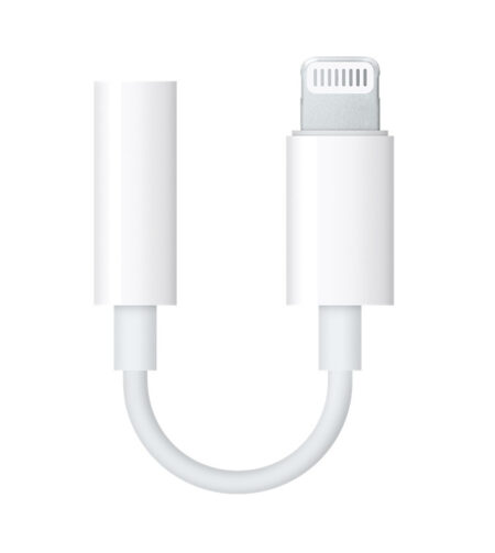Adaptador De Lighning A Jack De 3.5 Mm Apple Mmx62Am/A – Color Blanco, Apple, Adaptadores