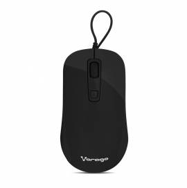 MOUSE ALAMBRICO VORAGO MO-102-BK 1600DPI/4 BOTONES/USB/COLOR NEGRO
