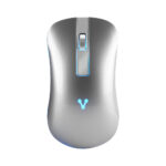 MOUSE INALAMBRICO VORAGO MO-305-SLIM-SL USB, LED RGB, PLATA