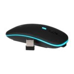 Mouse Inalambrico Vorago Mo-307 1600Dpi/4 Botones/Recargable/Color Negro