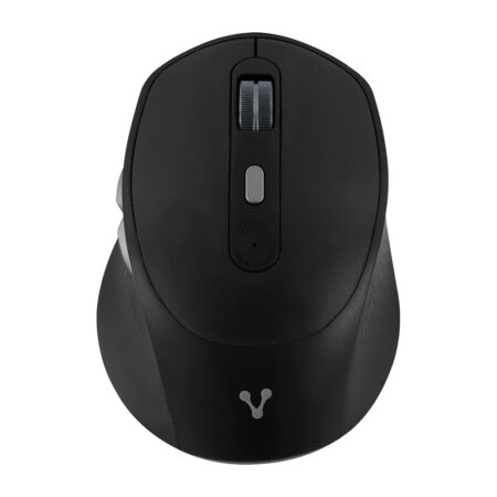 Mouse Inalambrico Vorago 1600Dpi/6 Botones/Bluetooth/USB Type-A/Recargable/Negro Mo-450