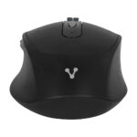 Mouse Inalambrico Vorago 1600Dpi/6 Botones/Bluetooth/USB Type-A/Recargable/Negro Mo-450