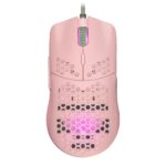 Mouse Game Factor Mog601 Gamer, Rgb, Color Rosa, USB, Mog601-Pk