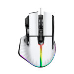 MOUSE ALAMBRICO GAME FACTOR MOG602-WH GAMER/RGB/COLOR BLANCO/USB/19000 DPI/8 BOTONES