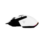 Mouse Alambrico Game Factor Mog602-Wh Gamer/Rgb/Color Blanco/USB/19000 Dpi/8 Botones
