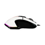 Mouse Alambrico Game Factor Mog602-Wh Gamer/Rgb/Color Blanco/USB/19000 Dpi/8 Botones