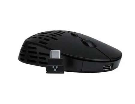 ##MOUSE INALAMBRICO VORAGO MO-208 BLUETOOTH, RECARGABLE, USB TIPO C, 2400DPI, NEGRO (OPENBOX)