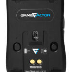 Mouse Game Factor Mow800 - Inalámbrico 2.4G+Bt, Pixart 3395 4K, 26, 000 Dpi, Base Rgb, Ultraligero, Negro