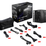 FUENTE DE PODER 1000W MSI MPG A1000G PCIE5 80 PLUS GOLD/ATX/135MM
