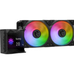 ENFRIAMIENTO LIQUIDO MSI MPG CORELIQUID D240 ARGB LIGHTING/2X120MM/2800RPM/LGA 1700,1851,AM5/COLOR NEGRO