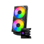 ENFRIAMIENTO LIQUIDO MSI MPG CORELIQUID D240 ARGB LIGHTING/2X120MM/2800RPM/LGA 1700,1851,AM5/COLOR NEGRO