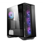 GABINETE MSI MPG GUNGNIR 111R BLACK/MID TOWER/3X VENTILADORES ARGB/CRISTAL TEMPLADO/SIN FUENTE