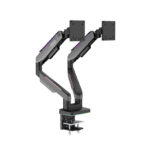 SOPORTE PARA MONITOR 17-35" MSI MPG MT201DR DOBLE, HASTA 20KG, RGB, NEGRO-GRIS