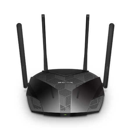 Router Inalambrico Mercusys Mr80X, 2.4/5Ghz, Banda Dual, 3000Mbit/S, 3X Rj-45, Con 4 Antenas Externas De 5Dbi