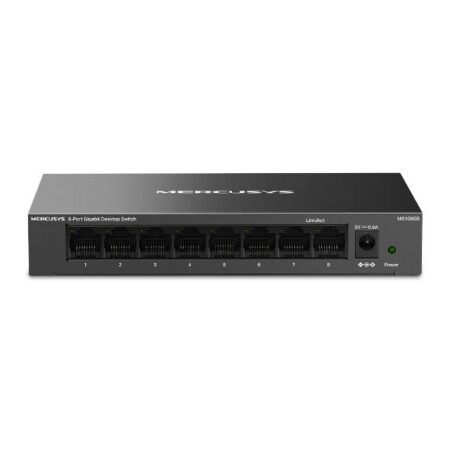 Switch Mercusys Ms108Gs 8 Puertos, 10/100/1000M, No Administrable, Auto-Mdi/Mdix