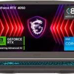 LAPTOP MSI THIN 15 B13VF 15.6"/CI5-13420H/16GB RAM/512GB SSD/RTX 4060/WINDOWS 11/COLOR NEGRO/B13VF-2829US-B