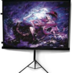 Pantalla De Proyección Multimedia Screens Mst-244, 136 Pulgadas, Tripié, Color Blanco
