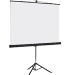 PANTALLA DE PROYECCION MULTIMEDIA SCREEN 137" DIAGONALES MST-246, 2.46X2.46M, TRIPIE, COLOR BLANCO MATE