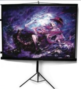 Pantalla De Proyección Multimedia Screens Mst213, 120 Pulgadas, Tripié, Color Blanco