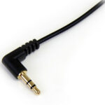Cable Delgado 91Cm Audio Mini Jack 3.5Mm Angulo Derecho Macho .