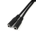 Adaptador Mini Jack 3.5Mm A 2 Conectores Audio-H, Startech Muyhsmff