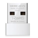 Adaptador USB Inalámbrico Nano Mercusys Mw150Us Single Band N150 Wi-Fi 4 Con Antena Interna - Blanco