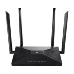 Router Inalambrico Netis Mw5360/2.4Ghz/Banda Unica/3 Puertos/300Mbps/Compatible Con Simcard 4G Lte/Multi-Ssid/4 Antenas De 5Dbi/Plug And Play/Color Negro