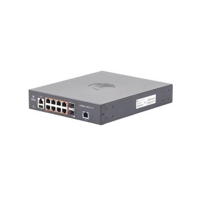 Switch Cambium Cnmatrix Ex2010-P Capa 3 De 10 Puertos (8 PoE Gigabit 802.3Af/At – 2 Sfp, 1 Consola, 1 Mngmt, 1 USB). Mx-Ex2010Pxa-U.