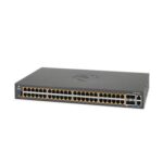 Switch PoE Cambium Cnmatrix Ex2052-P 802.3Af/At De 48 Puertos Gigabit Y 4 Sfp+ - Capa 3, 400W, Gestión En La Nube. Mxex2052Gxpa00.