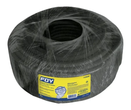Manguera Flexible Para Cables 1/2″ X 100M Surtek Sys-142850/Polietileno Alta Densidad Hdpe/Sin Guia/Para Uso En Interiores