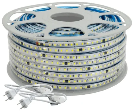 Manguera LED 50M Jwj Juml-2835-07 Uso Interior O Exterior/127Vca/Color Blanco