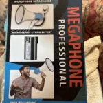 MEGAFONO PROFESIONAL DE MANO MGROLX 50W/BATERIA RECARGABLE/COLOR NEGRO