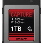 Memoria Cfexpress 1Tb Tipo B Hiksemi Hs-Cfe-E300/1T Clase 10/Especializada Para Camaras De Fotografia Y Video