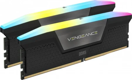 Memoria DDR5 48Gb 6000Mhz Corsair Vengeance Rgb Cmh48Gx5M2B6000C30 (2X24Gb)/Color Negro/Cl30/Xmp