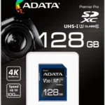 ##MEMORIA MICROSDXC 128GB FLASH ADATA PREMIER PRO CLASE 10 C/ADAPTADOR, AUSDX128GUI3V30SA2-RA1 (OPENBOX)