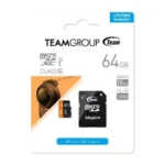 Memoria Microsdxc 64Gb Flash Go Teamgroup Tgusdx64Gu303, Uhs-I Clase 10, Con Adaptador