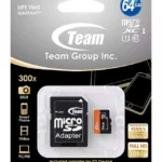 Memoria Microsdxc 64Gb Flash Go Teamgroup Tgusdx64Gu303, Uhs-I Clase 10, Con Adaptador