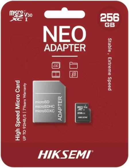 Memoria MicroSD 256Gb Hiksemi Hs-Tf-C1/256G/Neo Para Celular O Tablet