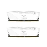 Memoria DDR4 16Gb 3200Mhz Teamgroup T-Force Delta Tf4D416G3200Hc16F01, Rgb, Color Blanco, Pc4 25600 1.35 V, Non-ECC, Cl16, Xmp
