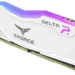 MEMORIA DDR4 16GB 3200MHZ TEAMGROUP T-FORCE DELTA TF3D416G3200HC16F01, RGB, COLOR NEGRO, PC4 25600 1.35 V, CL16