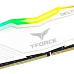 MEMORIA DDR4 16GB 3200MHZ TEAMGROUP T-FORCE DELTA TF3D416G3200HC16F01, RGB, COLOR NEGRO, PC4 25600 1.35 V, CL16