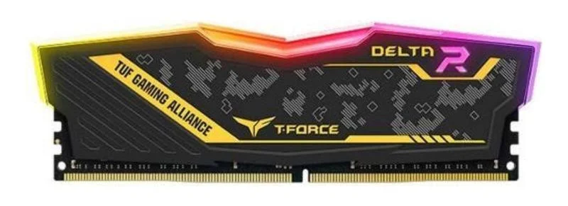 Memoria Ddr4 16gb 3600mhz Teamgroup Tforce Delta Tuf Gaming Tf9d416g3600hc18jdc01, Rgb, Non-ecc, Cl18