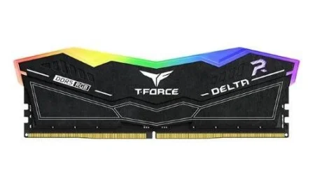 MEMORIA DDR5 32GB 6400MHZ TEAMGROUP T-FORCE DELTA RGB FF4D532G6400HC40BDC01 (2X16GB), BLANCO, ECC, CL40, XMP