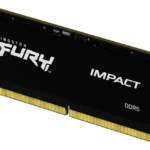 ##MEMORIA SODIMM DDR5 16GB 4800MHZ KINGSTON FURY IMPACT BLACK, NON-ECC, CL38, KF548S38IB-16 (OPENBOX)
