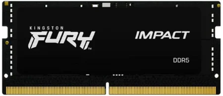 ##MEMORIA SODIMM DDR5 16GB 4800MHZ KINGSTON FURY IMPACT BLACK, NON-ECC, CL38, KF548S38IB-16 (OPENBOX)