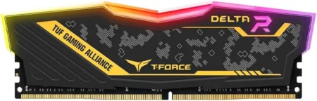 MEMORIA DDR4 32GB 3600MHZ TEAMGROUP T-FORCE DELTA TF4D432G3600HC18J01, RGB, COLOR BLANCO, PC4 25600, NON-ECC, CL18, XMP