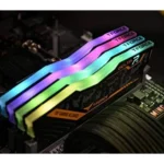 Memoria DDR4 32Gb 3200Mhz Teamgroup T-Force Delta Tf3D432G3200Hc16Fdc01 (2X16Gb), Rgb, Color Negro, No-ECC, Cl16, Xmp