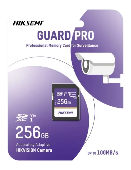 Memoria SD 256Gb Hiksemi Hs-SD-P10/256G/Guardpro Especializada Para Videovigilancia